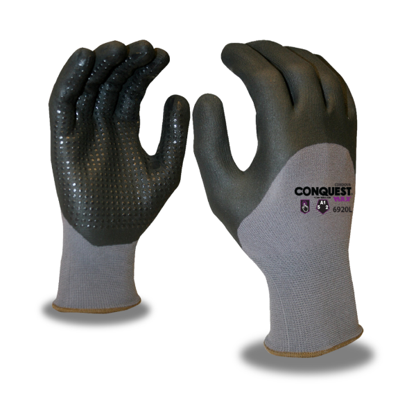 Conquest Max™, Nitrile, Micro-Foam, Dots: #6920