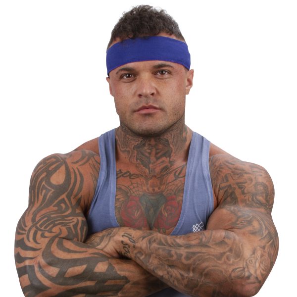 Cooling Bandana, Cold Snap™, Polymer, Blue: #CBAN100 - Image 4
