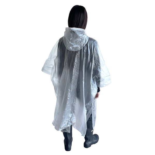 Rain Poncho, Clear: #RP10C - Image 2