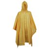 Poncho Emergenza Trasparente SaphiRose Poncho Antipioggia Monouso - Trasparente, Confezione Da 4