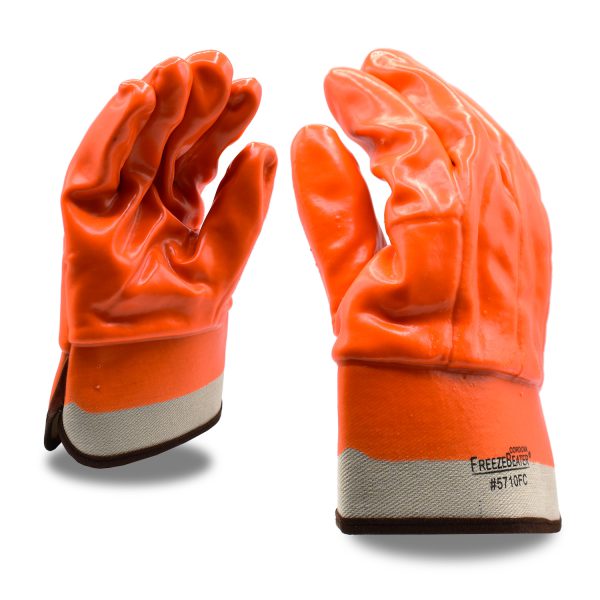 Supported, FreezeBeater®,  Foam Lined, Double-Dipped, Safety Cuff: #5710F