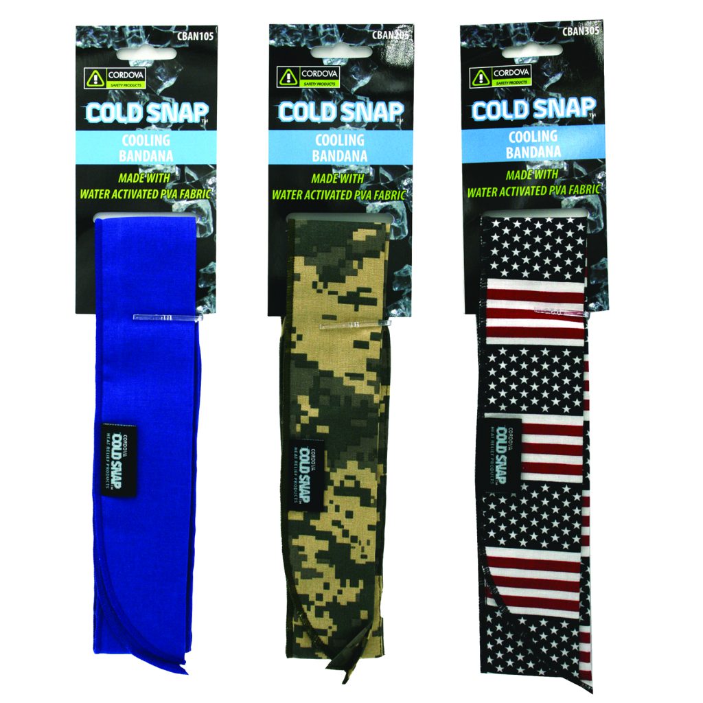 Cooling Relief Bandanas & Hard Hat Pads Cordova Safety