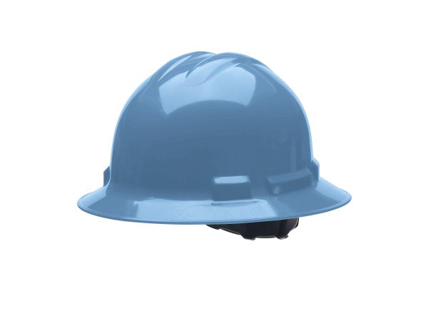 Ratchet, 4-Point, Duo Safety™, Hard Hat, Full Brim, Blue: #H34R5