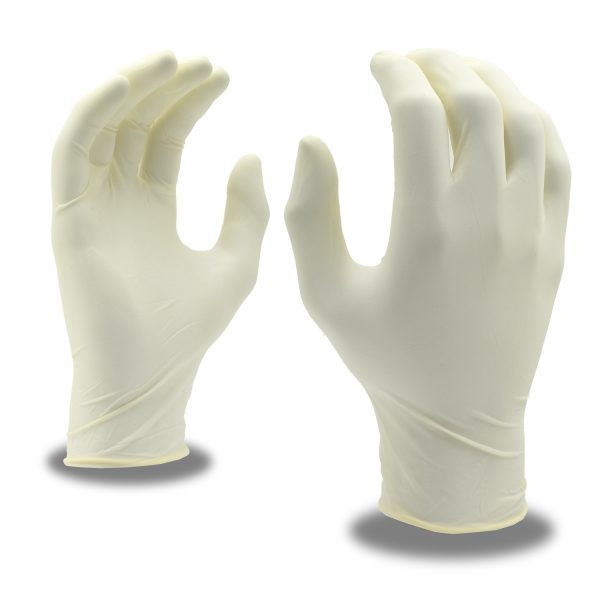Disposable, Industrial, Latex, Powdered, 4.5 mil, White: #4020