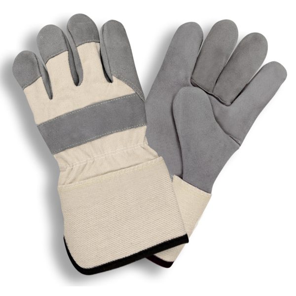 Palm, Cowhide, Tuf-Cor, Side, Split, Gauntlet Cuff : #7510