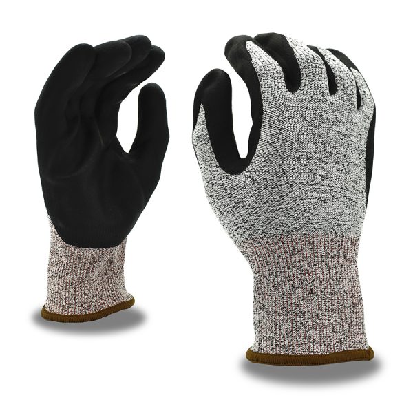 Machine Knit, Nitrile Coated, HPPE/Glass, Cut Resistant: #37242