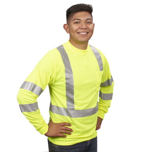Shirt, Long-Sleeve, Hi-Vis, Class 3: #SPV511