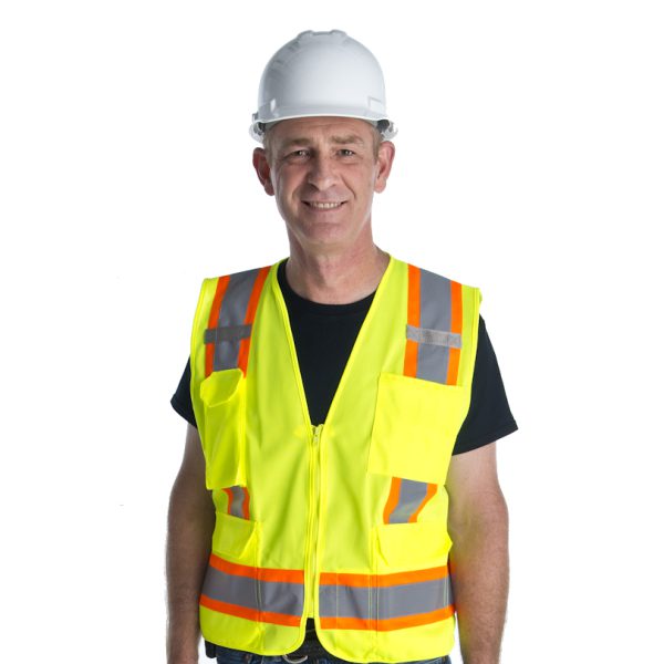 Safety Vest, Class 2 Rated, Deluxe: #SPVS286L