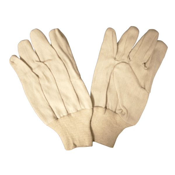 Premium, 8-ounce, Polyester/Cotton Canvas Gloves, Clute Cut, Wing Thumb, Knit Wrist #2000RW1
