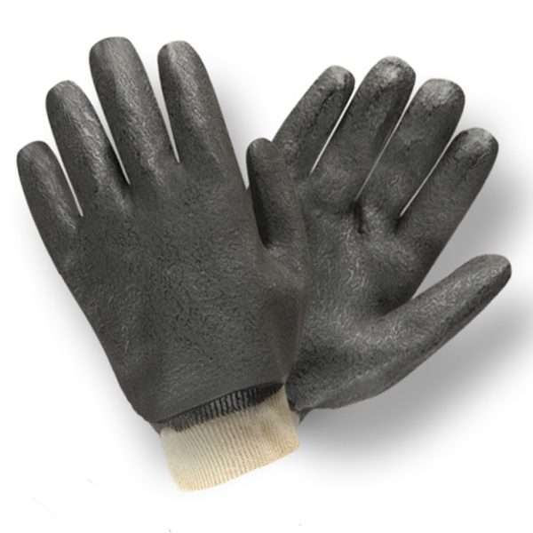 Supported, PVC, Double-Dipped, Jersey Lining, Etched: #5100J