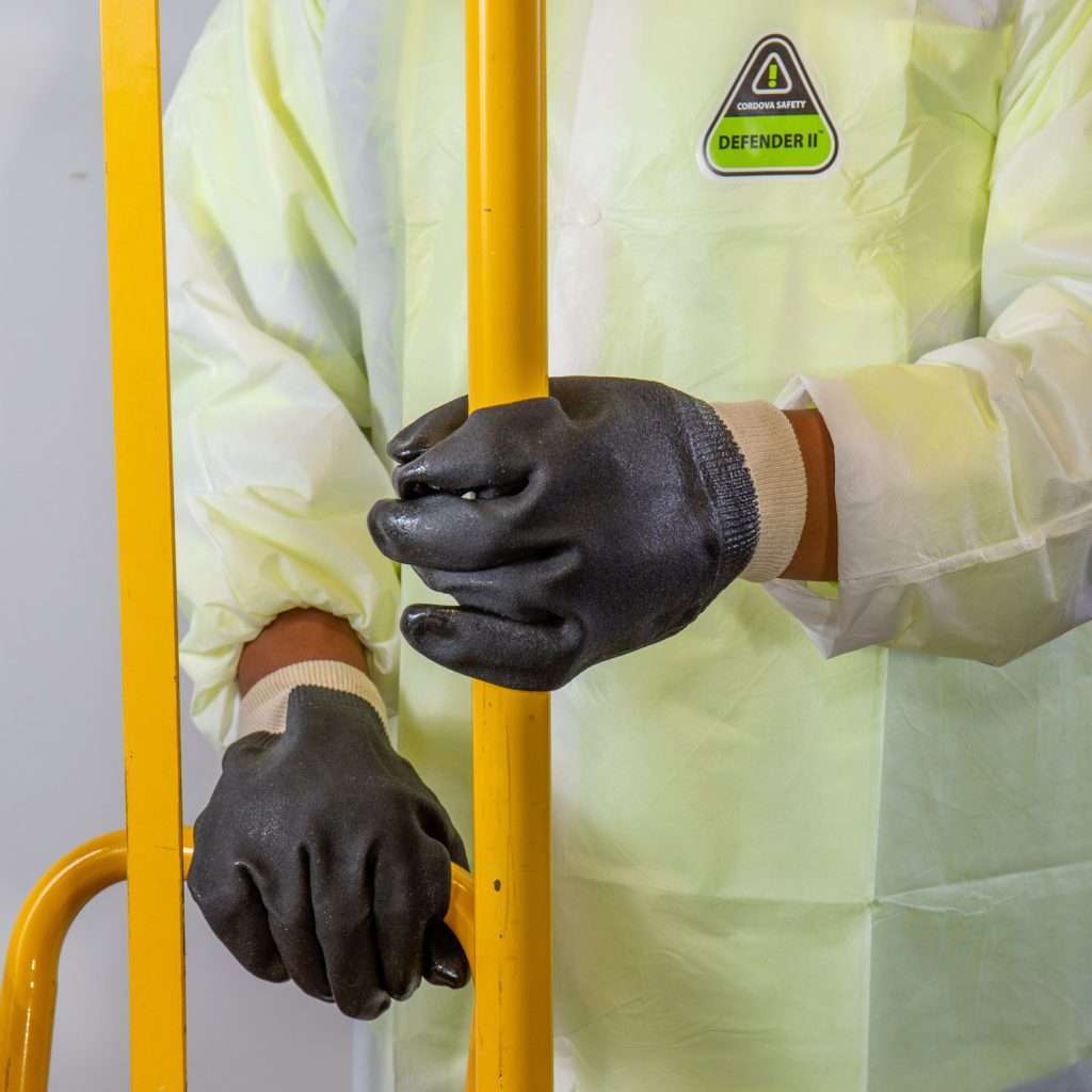 Supported, PVC, Double Dipped, Sandpaper, 10 Inch 5110SI Cordova Safety