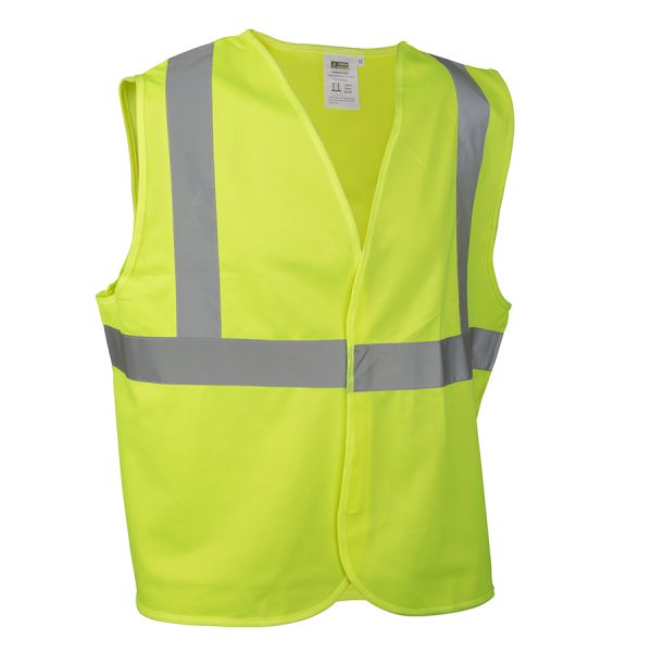 Safety Vest, Type R, Class 2, Solid: #V221 - Image 3