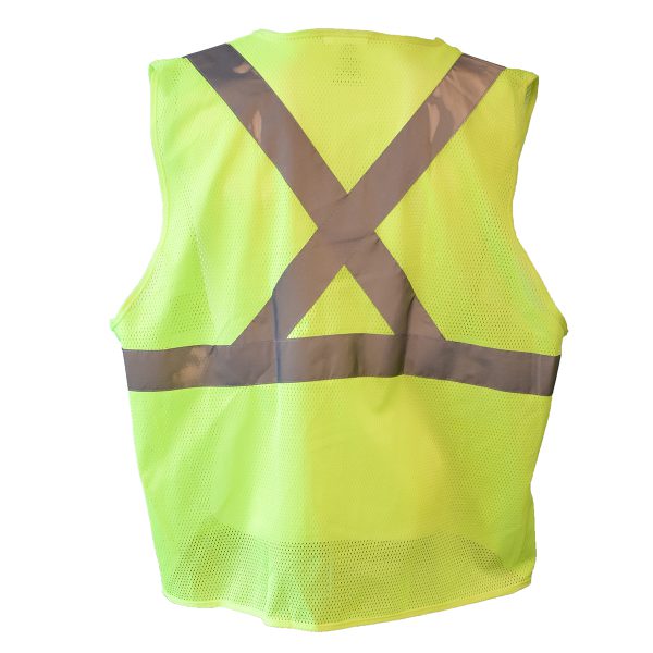 Safety Vest, Type R, Class 2, Mesh: #VX211P - Image 3