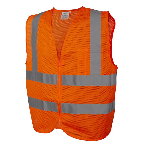 Safety Vest, Type R, Class 2, Mesh: #VZ240P - Image 2