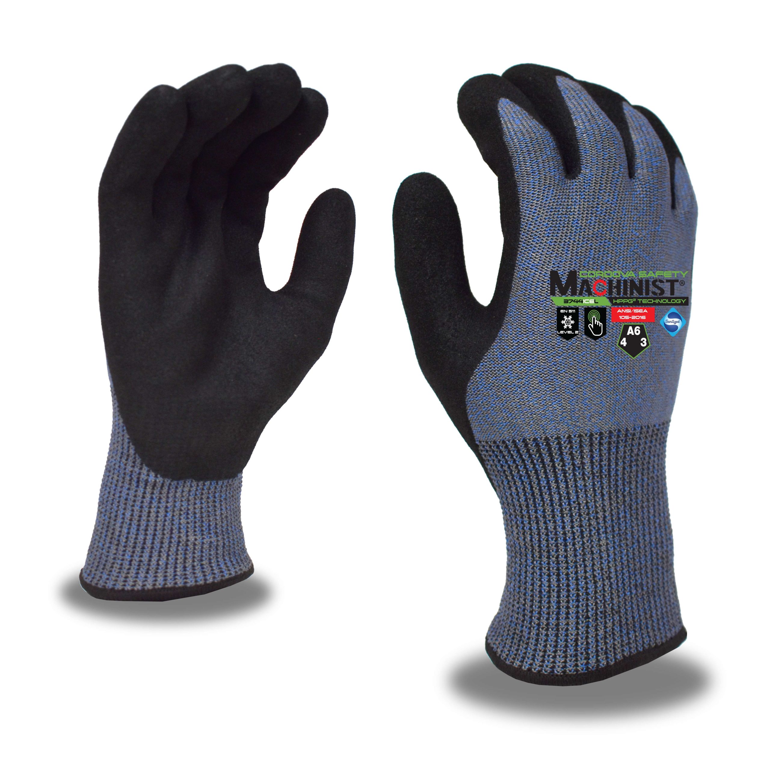 ANSI/ISEA 105-2016 A3 Nitrile-Coated CR Gloves