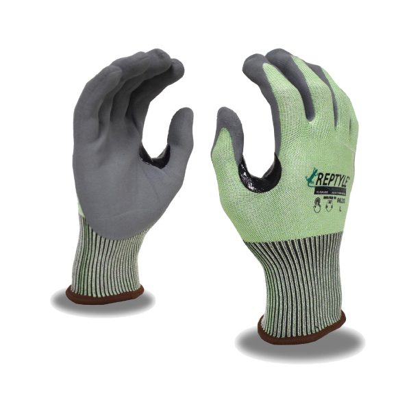 REPTYLE® 13-GAUGE ECO-PE SHELL, GRAY LIQUID FOAM NITRILE PALM  COATING, A2 CUT #6620
