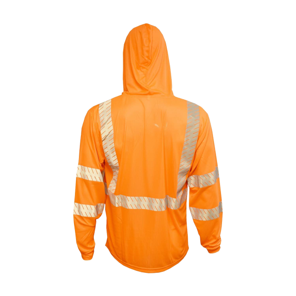 COR-BRITE® TYPE R, CLASS III, Orange MOISTURE, WICKING T-SHIRT, SPF 50 #V711 - Image 2