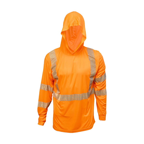 COR-BRITE® TYPE R, CLASS III, Orange MOISTURE, WICKING T-SHIRT, SPF 50 #V711