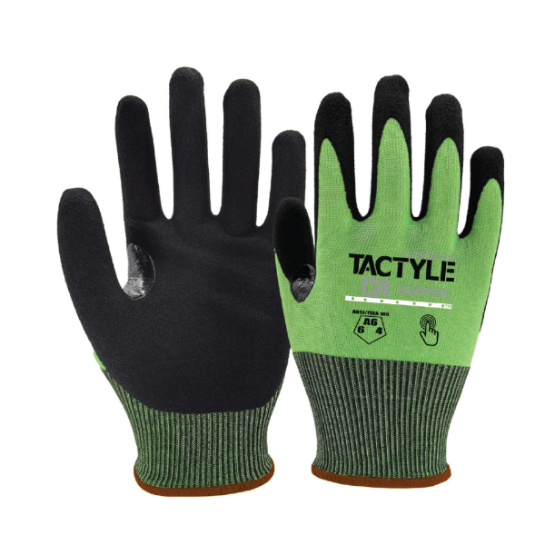 TACTYLE™ CR: HI-VIS 18-GAUGE HPPE/STEEL SHELL, A6 Cut: #6685HV